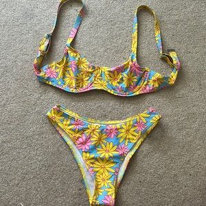 Never Worn Shein Floral Bikini